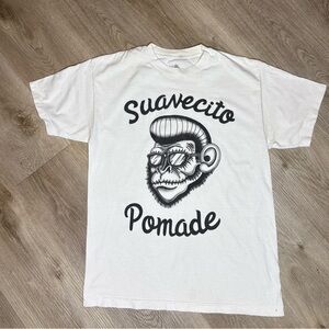 Suavecito Pomade Graphic Tee Greaser Skull Barber Shirt Size M